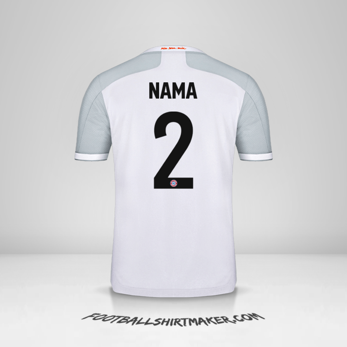 Jersey FC Bayern Munchen Cup 2020/21 Alternatif -  nama - 2
