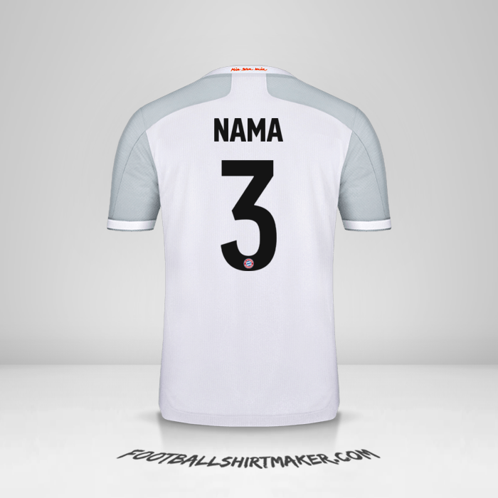 Jersey FC Bayern Munchen Cup 2020/21 Alternatif -  nama - 3