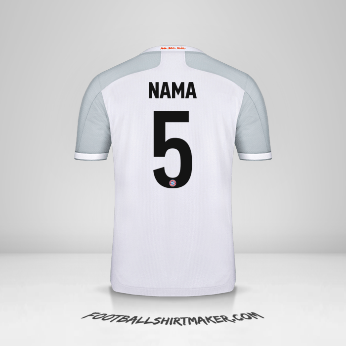 Jersey FC Bayern Munchen Cup 2020/21 Alternatif -  nama - 5