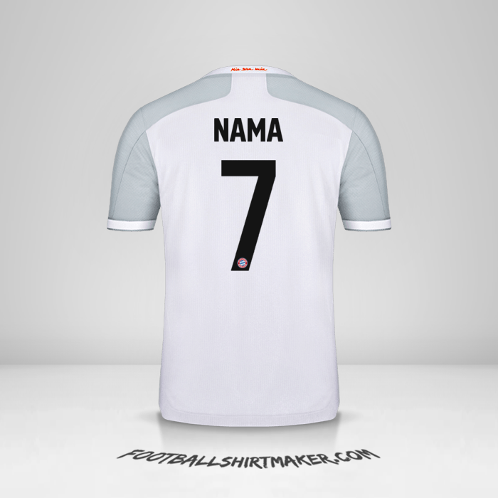 Jersey FC Bayern Munchen Cup 2020/21 Alternatif -  nama - 7