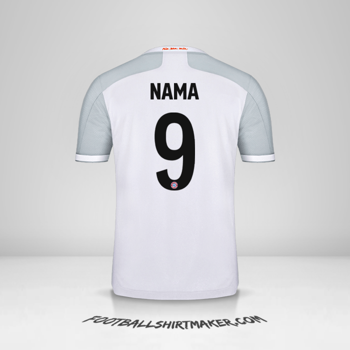 Jersey FC Bayern Munchen Cup 2020/21 Alternatif -  nama - 9