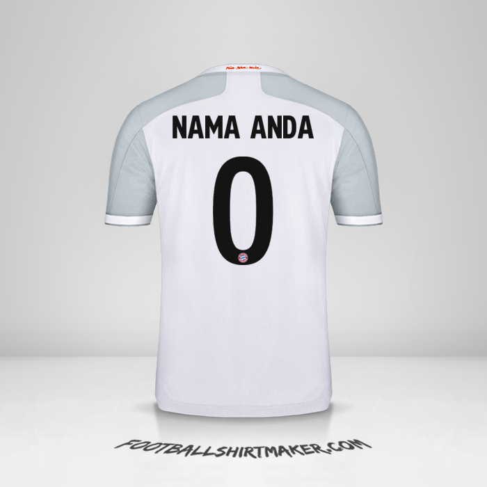 Jersey FC Bayern Munchen Cup 2020/21 II -  nama anda - 0