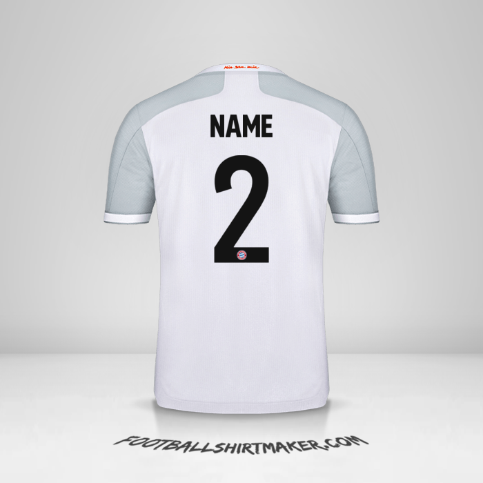 Trikot FC Bayern Munchen Cup 2020/21 Auswärts -  name - 2