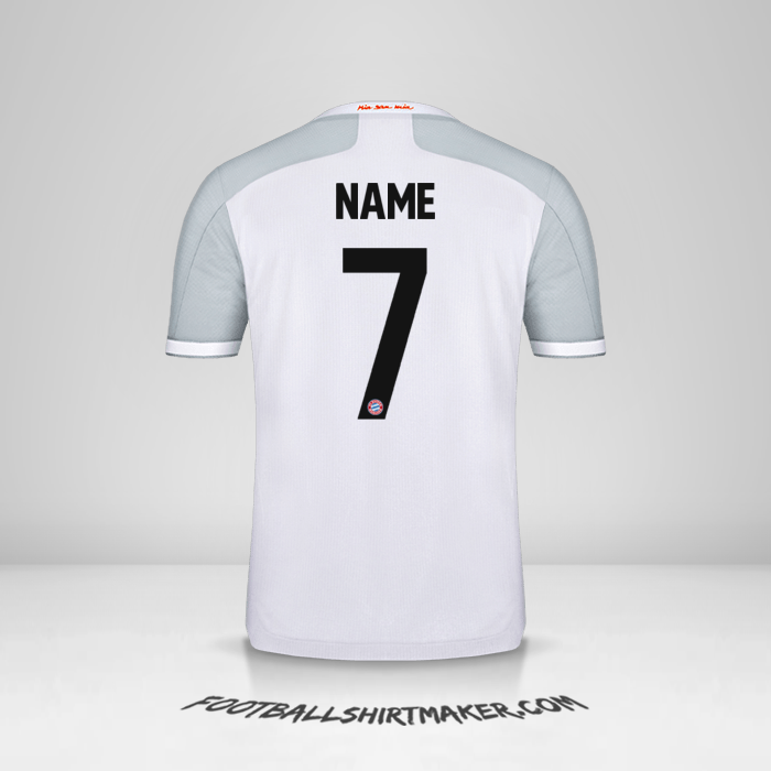 Jersey FC Bayern Munchen Cup 2020/21 Away -  name - 7