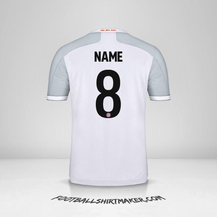 Trikot FC Bayern Munchen Cup 2020/21 Auswärts -  name - 8