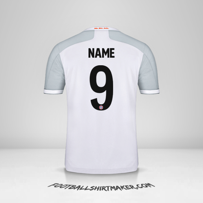 Trikot FC Bayern Munchen Cup 2020/21 Auswärts -  name - 9