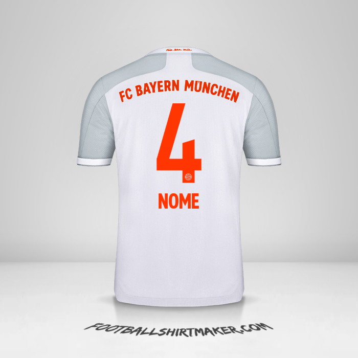 Maglia FC Bayern Munchen 2020/21 Seconda -  nome - 4