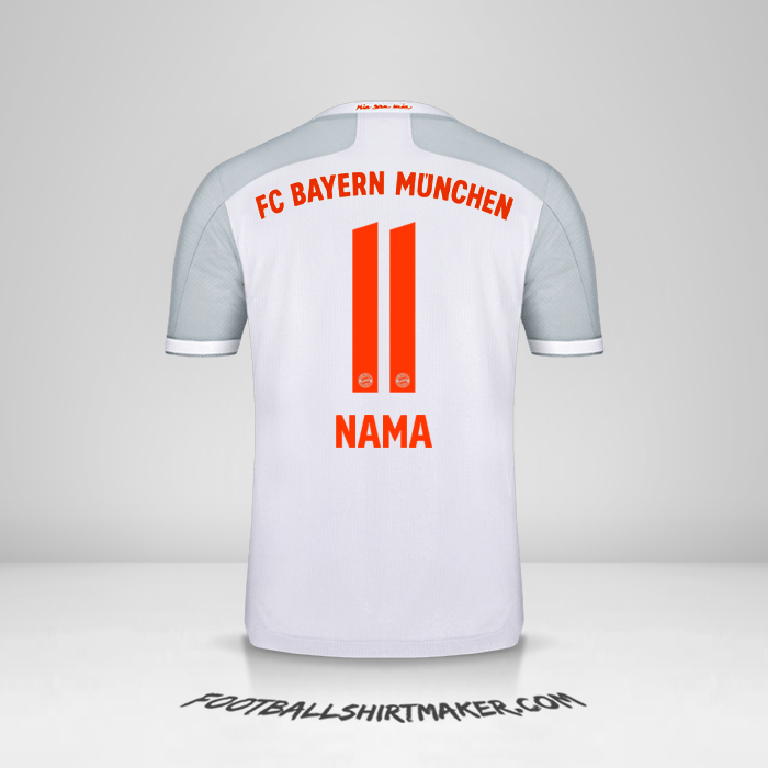 Jersey FC Bayern Munchen 2020/21 Alternatif -  nama - 11