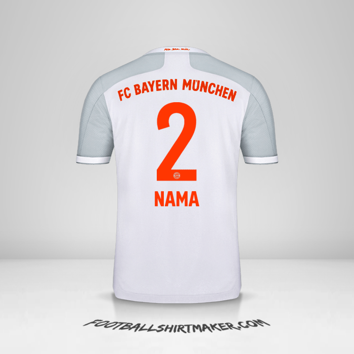 Jersey FC Bayern Munchen 2020/21 Alternatif -  nama - 2