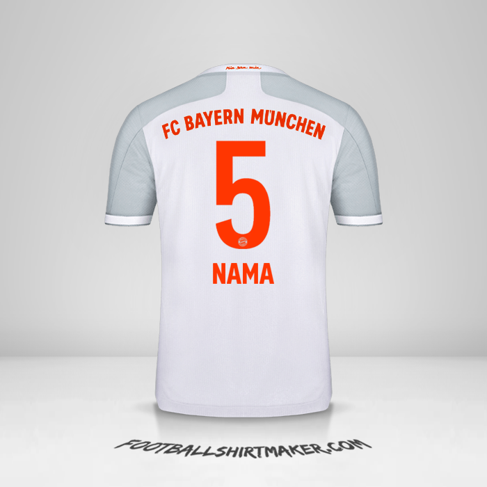 Jersey FC Bayern Munchen 2020/21 Alternatif -  nama - 5