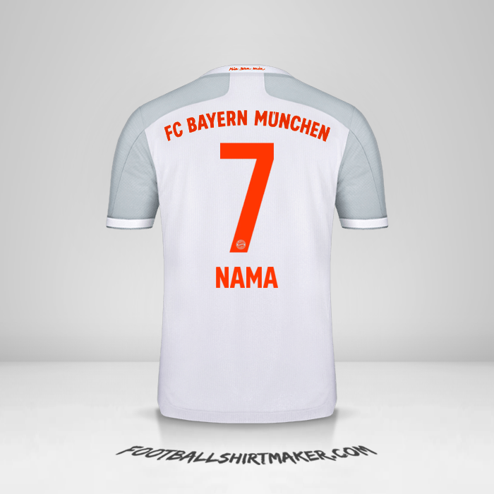 Jersey FC Bayern Munchen 2020/21 Alternatif -  nama - 7