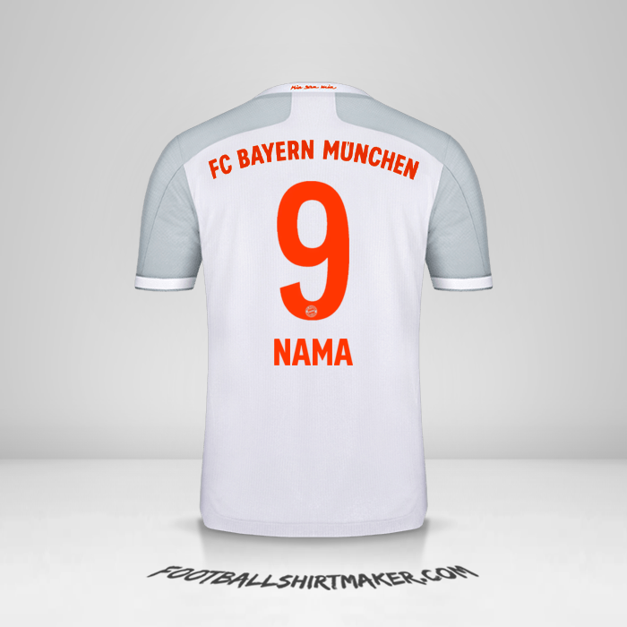 Jersey FC Bayern Munchen 2020/21 Alternatif -  nama - 9