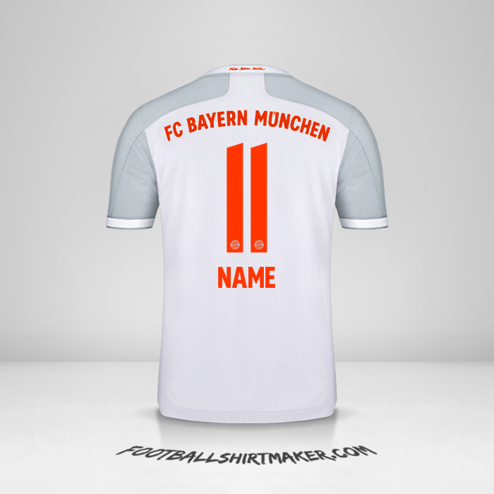 Jersey FC Bayern Munchen 2020/21 Away -  name - 11