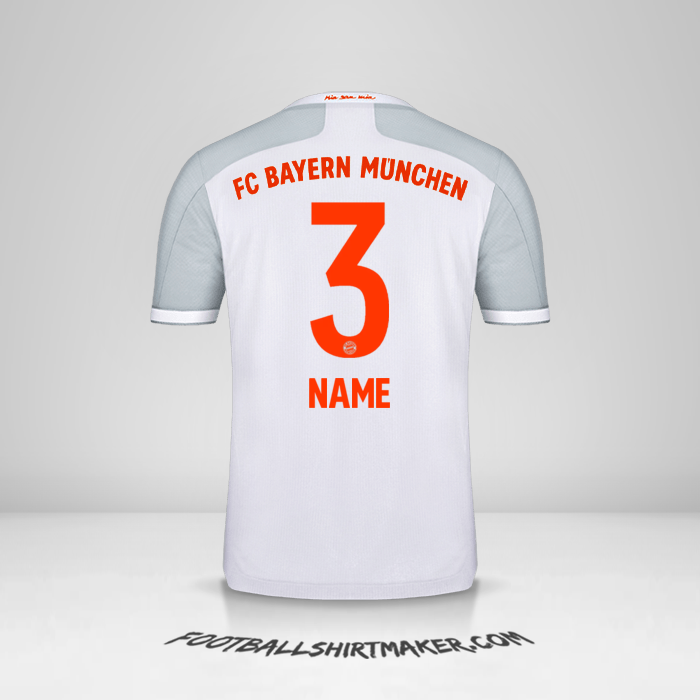 Jersey FC Bayern Munchen 2020/21 Away -  name - 3