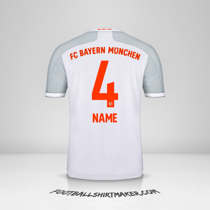 Shirt FC Bayern Munchen 2020/21 Away -  name - 4