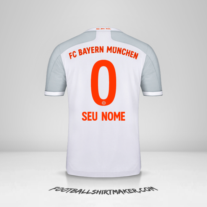 Camisa FC Bayern Munchen 2020/21 II -  seu nome - 0
