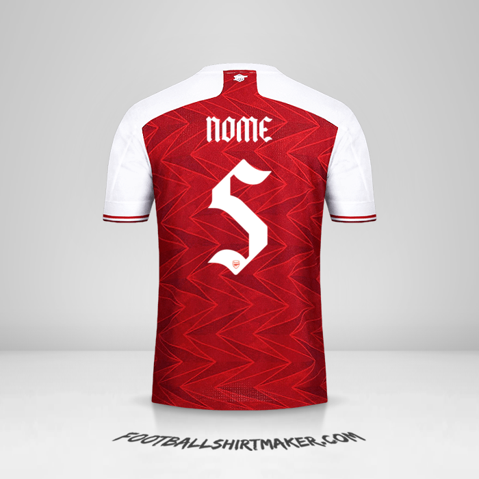 Camisa Arsenal Cup 2020/21 -  nome - 5