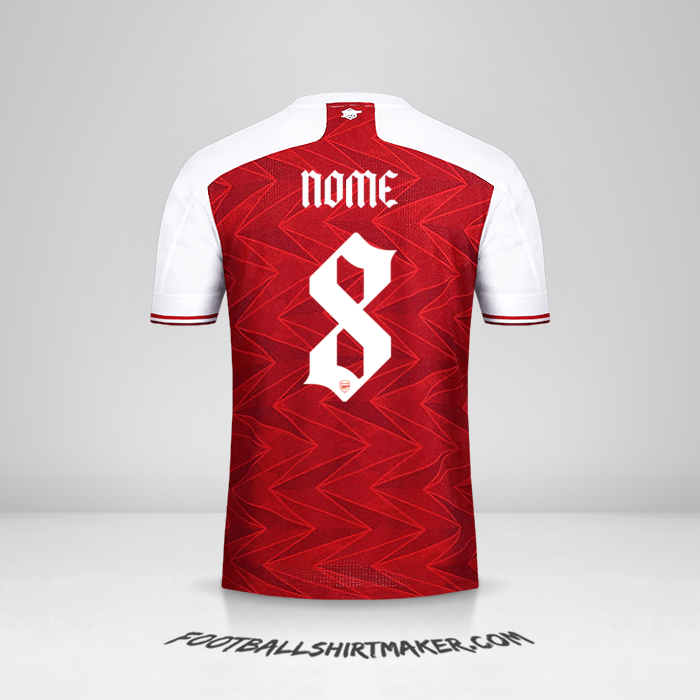 Camisa Arsenal Cup 2020/21 -  nome - 8