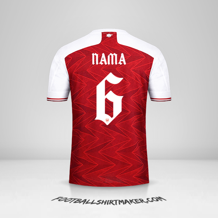 Jersey Arsenal Cup 2020/21 -  nama - 6