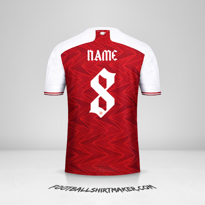 Shirt Arsenal Cup 2020/21 -  name - 8