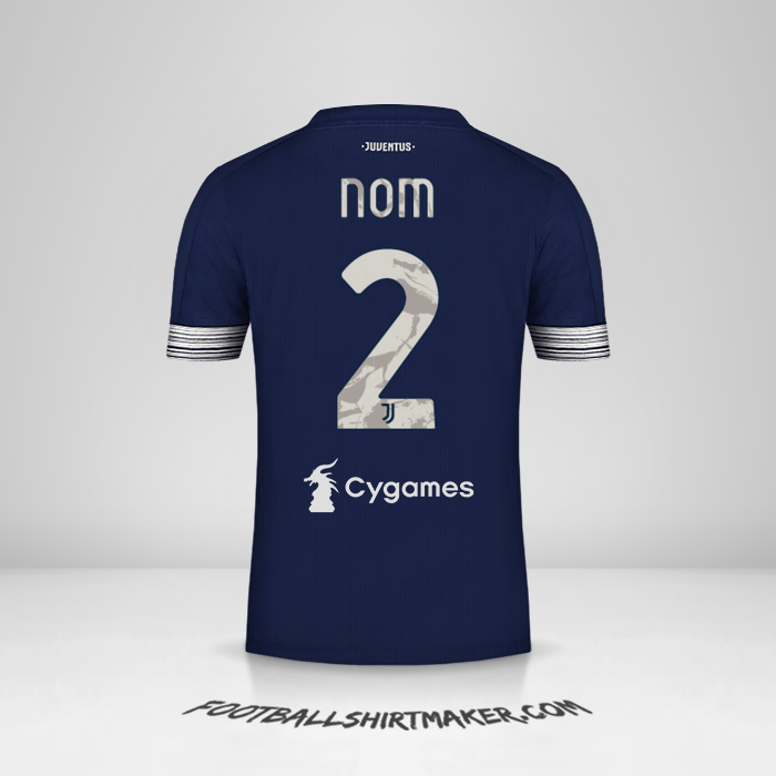Maillot Juventus FC 2020/21 Extérieur -  nom - 2