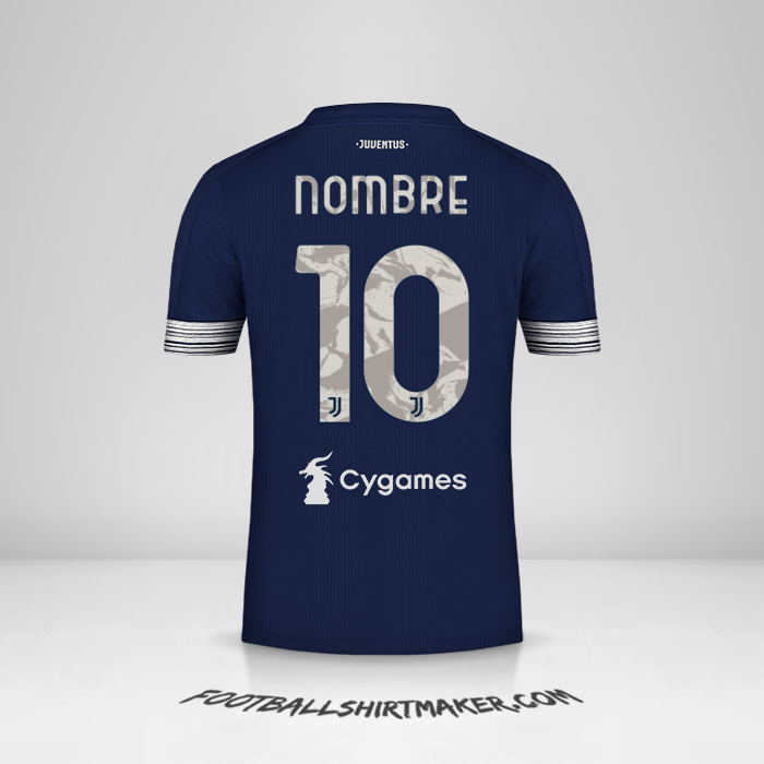 Jersey Juventus FC 2020/21 Visita -  nombre - 10