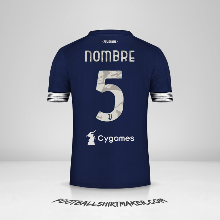 Camiseta Juventus FC 2020/21 Visita -  nombre - 5