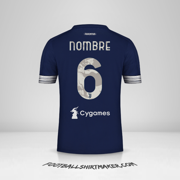 Jersey Juventus FC 2020/21 Visita -  nombre - 6