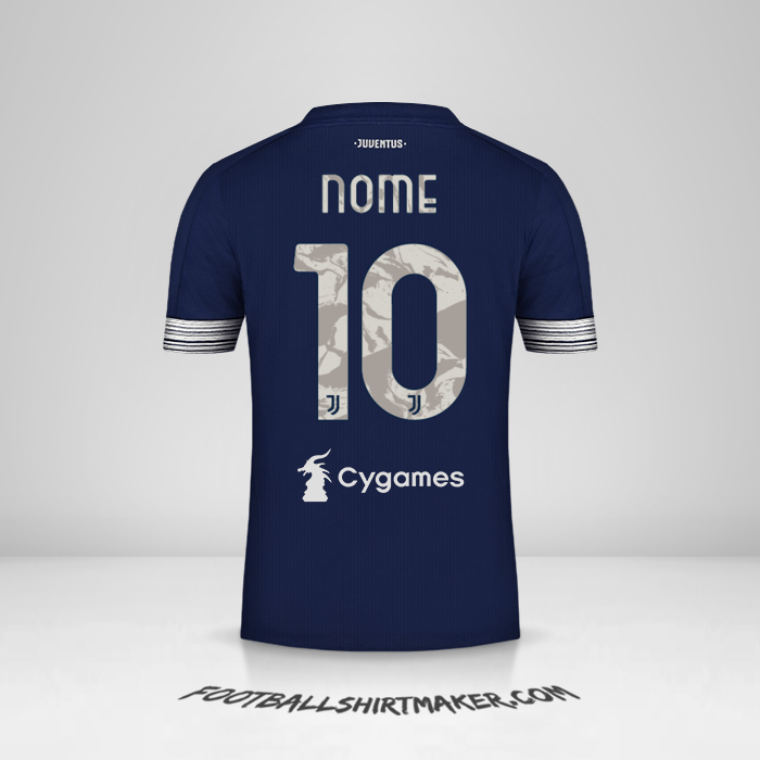 Maglia Juventus FC 2020/21 Seconda -  nome - 10