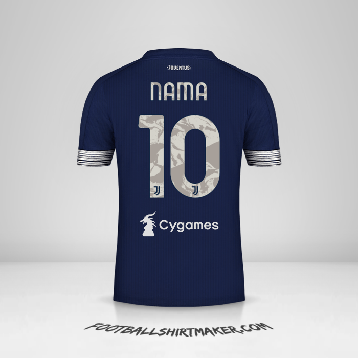 Jersey Juventus FC 2020/21 Alternatif -  nama - 10