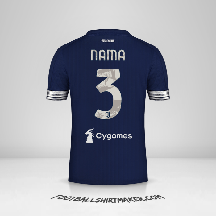 Jersey Juventus FC 2020/21 Alternatif -  nama - 3