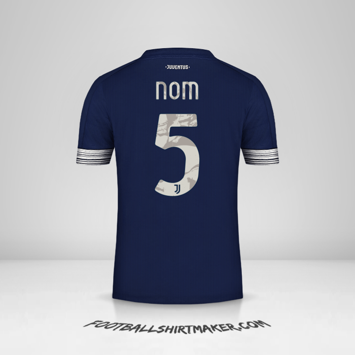 Maillot Juventus FC Cup 2020/21 Extérieur -  nom - 5