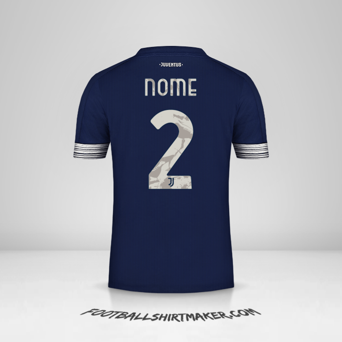 Maglia Juventus FC Cup 2020/21 Seconda -  nome - 2