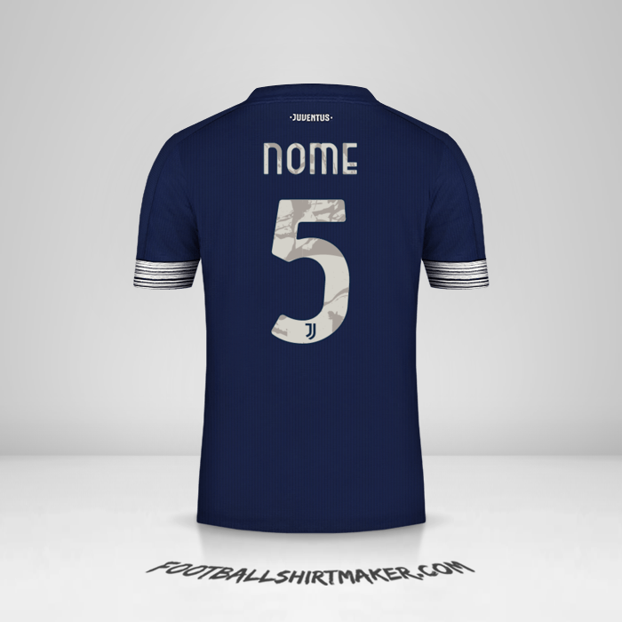 Camisa Juventus FC Cup 2020/21 Alternativa -  nome - 5