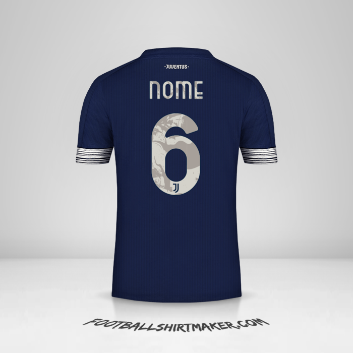 Maglia Juventus FC Cup 2020/21 Seconda -  nome - 6