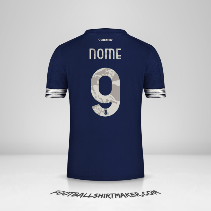 Maglia Juventus FC Cup 2020/21 Seconda -  nome - 9