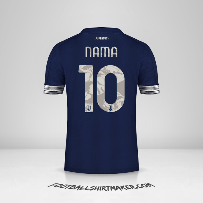 Jersey Juventus FC Cup 2020/21 Alternatif -  nama - 10