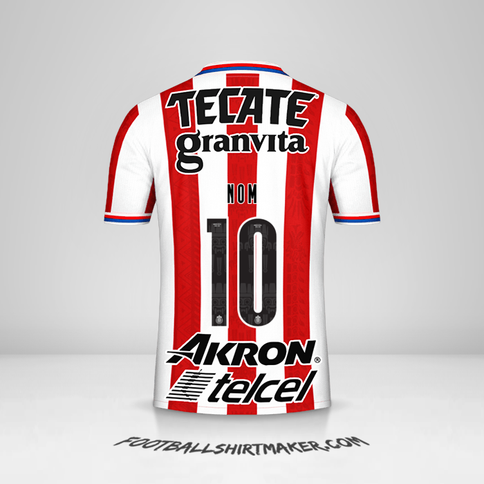 Maillot Guadalajara 2020/21 -  nom - 10