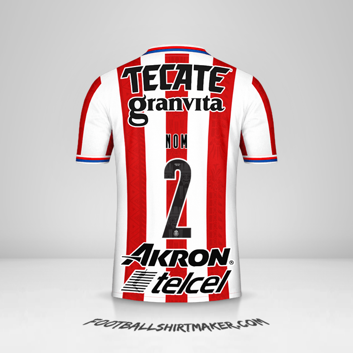 Maillot Guadalajara 2020/21 -  nom - 2