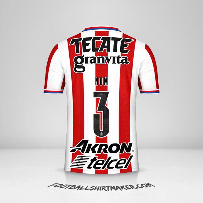 Maillot Guadalajara 2020/21 -  nom - 3