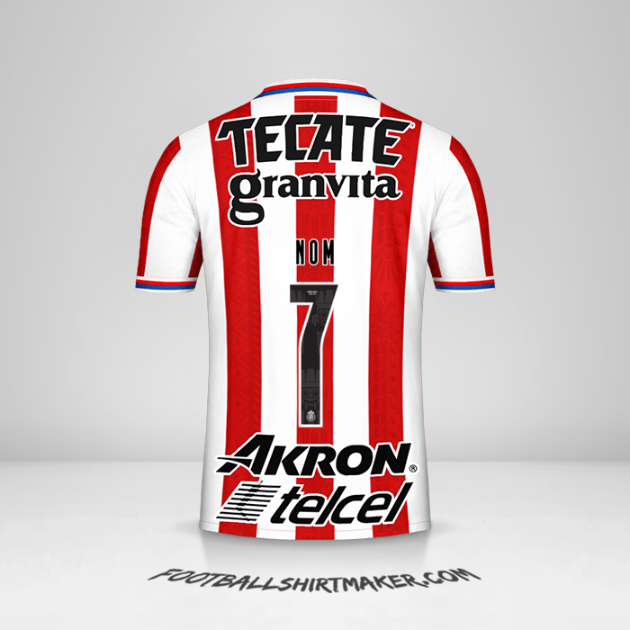 Maillot Guadalajara 2020/21 -  nom - 7
