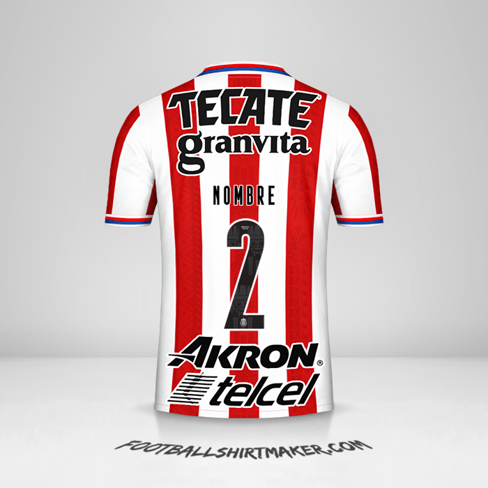 Camiseta Guadalajara 2020/21 -  nombre - 2
