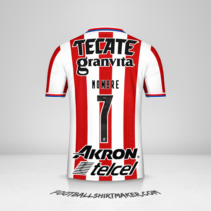 Jersey Guadalajara 2020/21 -  nombre - 7