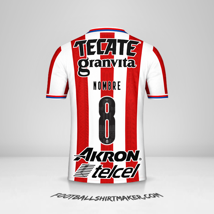 Jersey Guadalajara 2020/21 -  nombre - 8