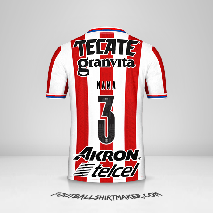 Jersey Guadalajara 2020/21 -  nama - 3