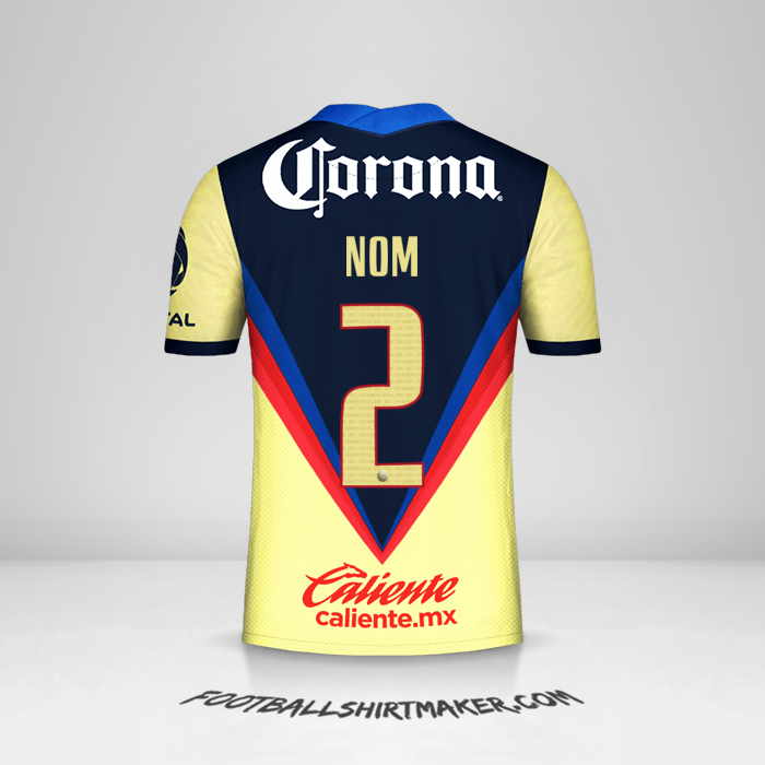 Maillot Club America 2020/21 -  nom - 2