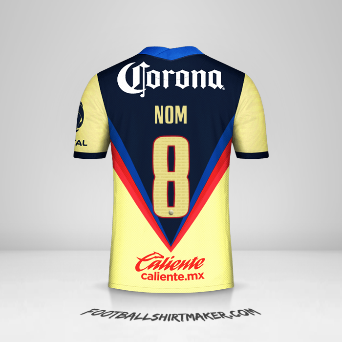 Maillot Club America 2020/21 -  nom - 8