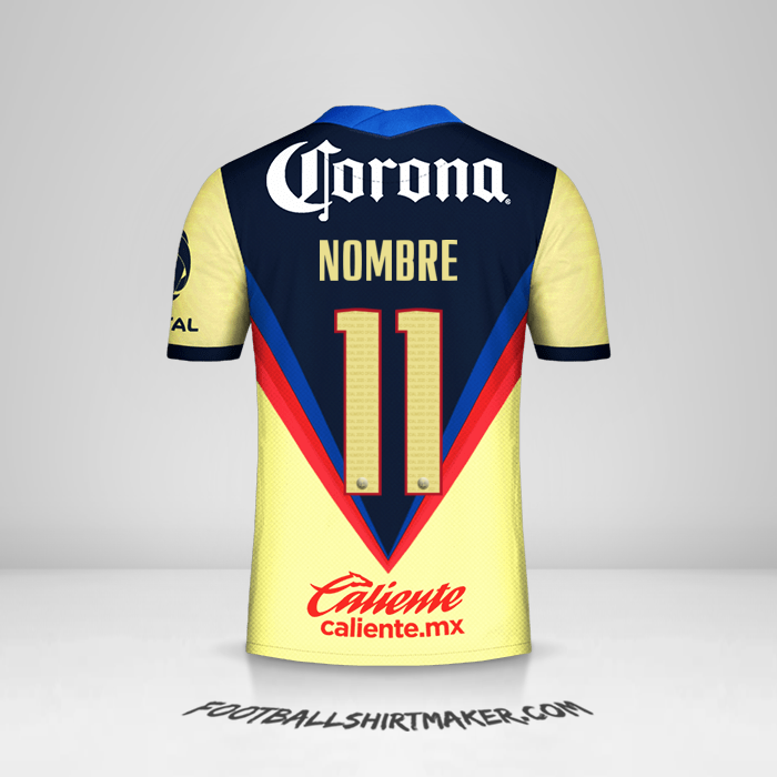 Jersey Club America 2020/21 -  nombre - 11