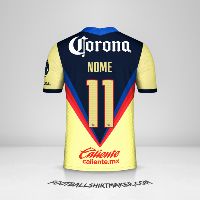 Camisola Club America 2020/21 -  nome - 11