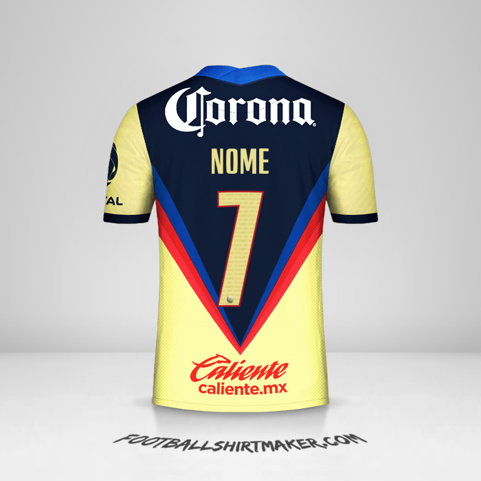 Camisola Club America 2020/21 -  nome - 7